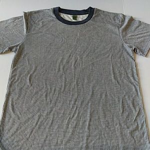 Alternative grey stripe t-shirt soft Large New